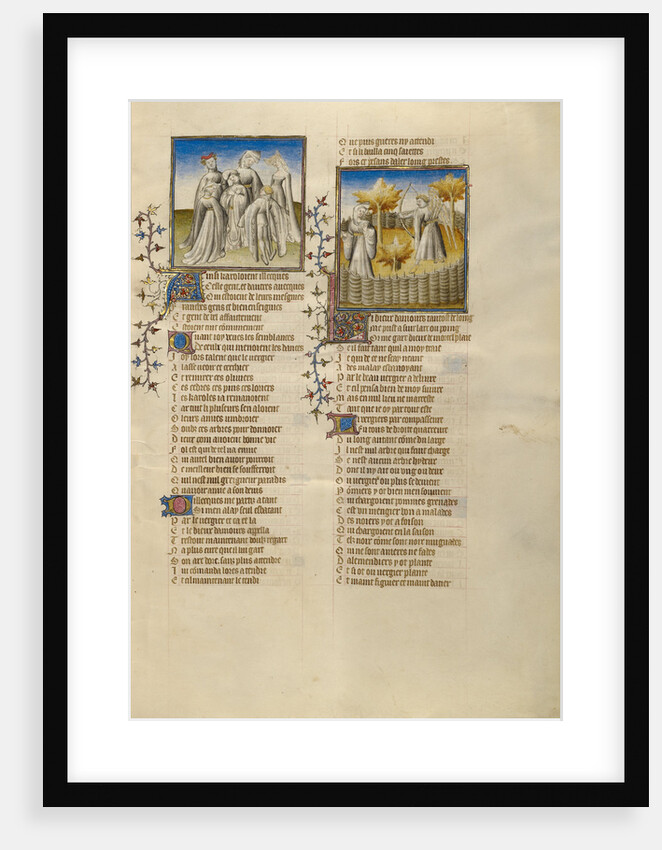 The Lover Surrounded by Dancers, The God of Love Aiming at the Lover by Anonymous