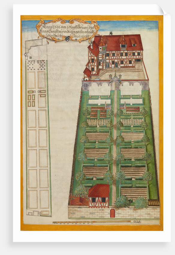 The Nuremberg Residence and Garden of Magdalene Pairin by Georg Strauch