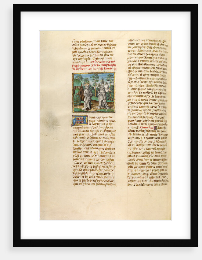 The First Temptation of Christ by Anonymous