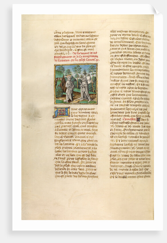 The First Temptation of Christ by Anonymous