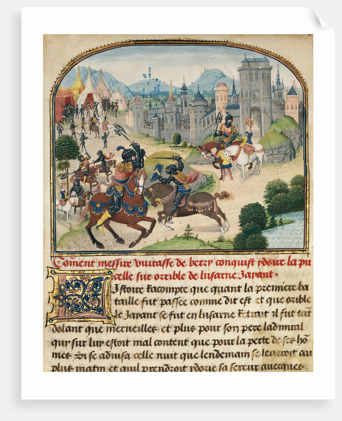 The Abduction of Ydoire by Loyset Liédet