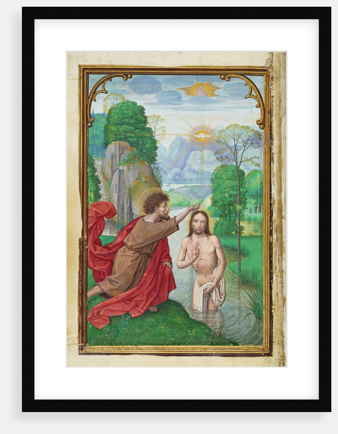 The Baptism of Christ by Simon Bening