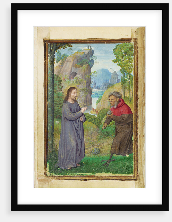 The Temptation of Christ by Simon Bening
