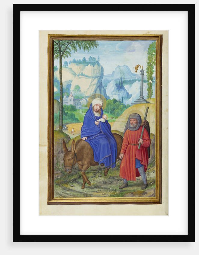 The Flight into Egypt by Simon Bening
