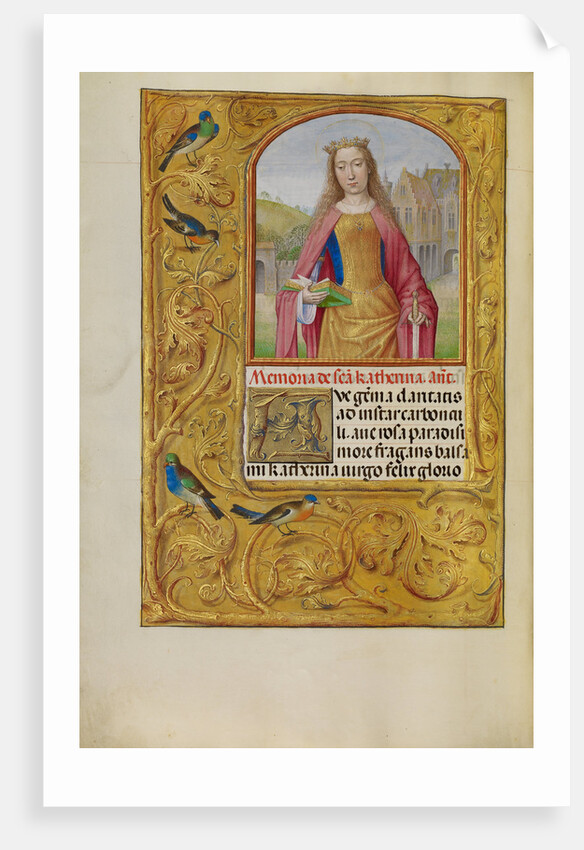 Saint Catherine with a Sword and a Book by Workshop of Master of the First Prayer Book of Maximilian