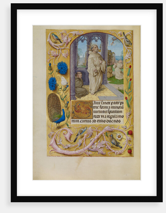 The Stigmatization of Saint Francis by Master of the Lübeck Bible