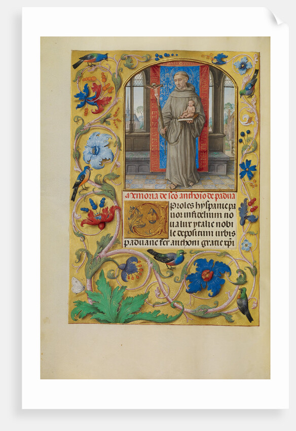 Saint Anthony of Padua by Master of James IV of Scotland