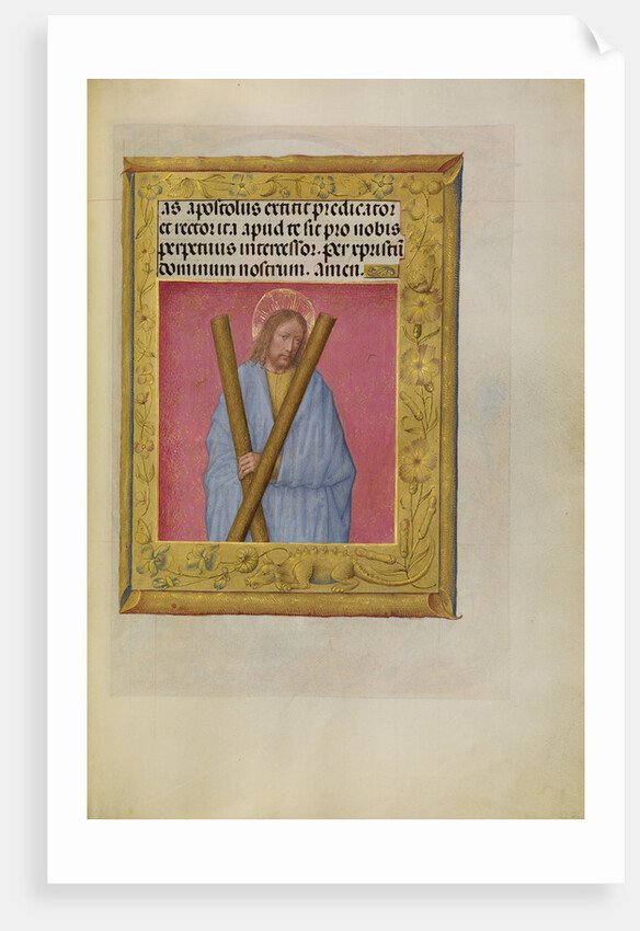 Saint Andrew by Workshop of Master of the First Prayer Book of Maximilian