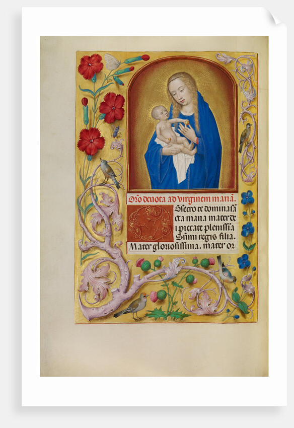 The Virgin and Child by Workshop of Master of the First Prayer Book of Maximilian