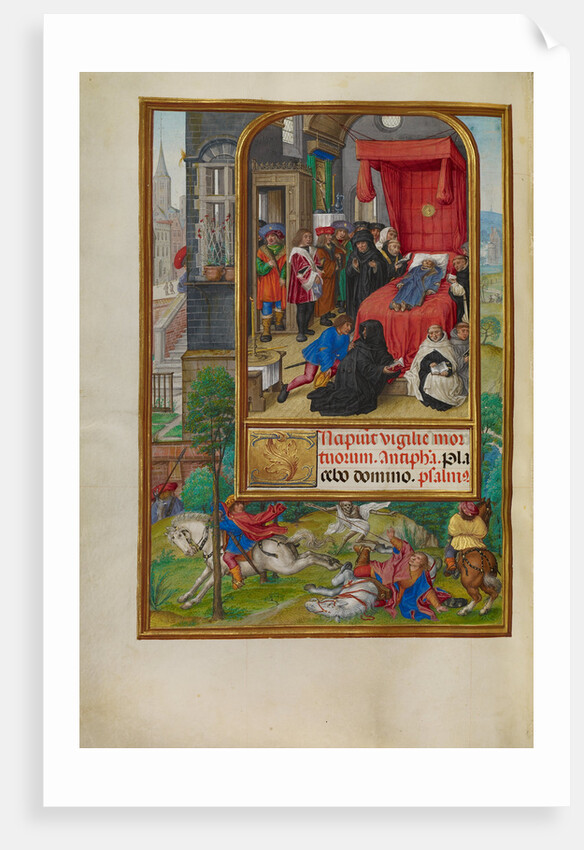 Deathbed Scene by Master of James IV of Scotland