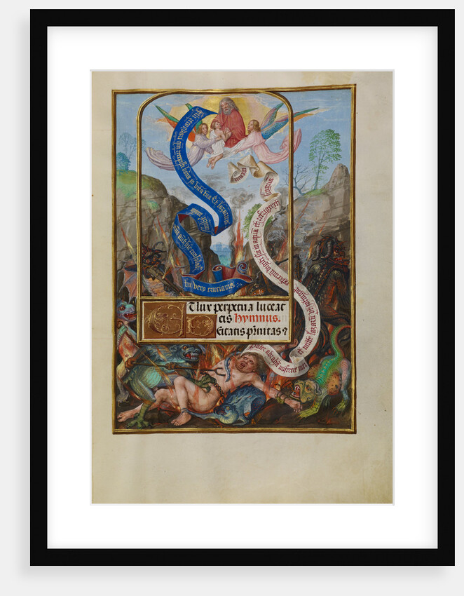 Lazarus's Soul Carried to Abraham by Master of James IV of Scotland