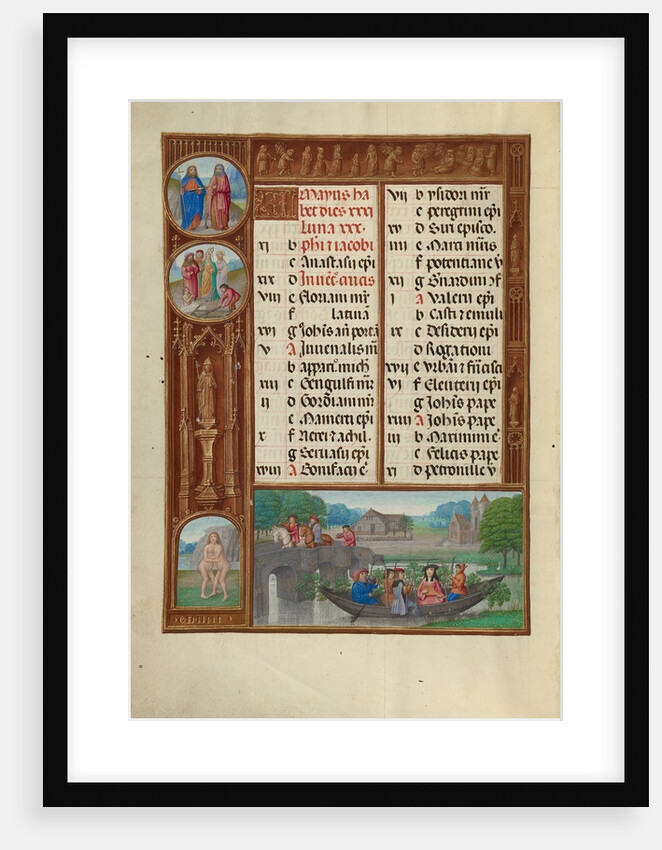 Music-Making, Zodiacal Sign of Gemini by Workshop of the Master of James IV of Scotland