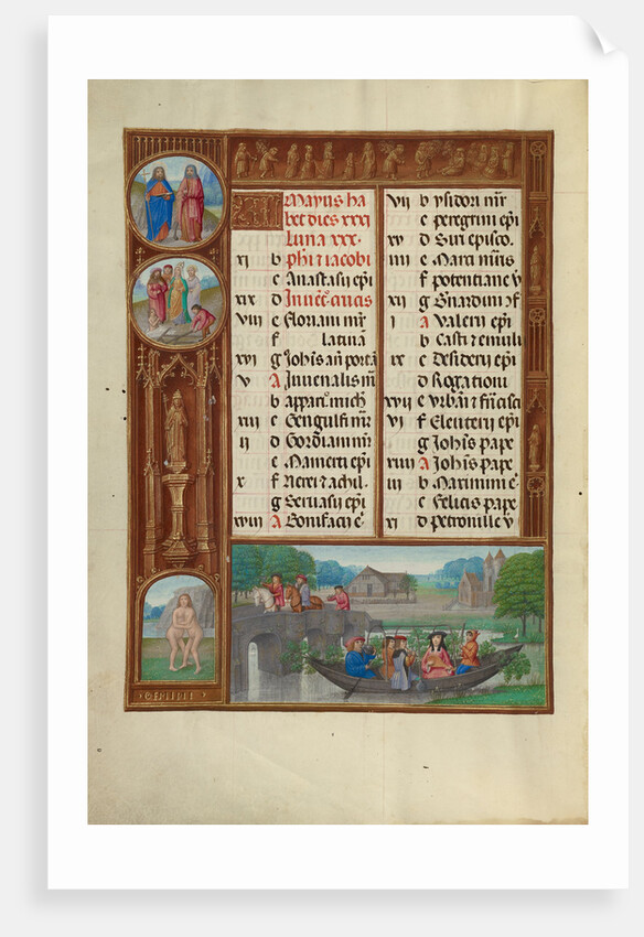 Music-Making, Zodiacal Sign of Gemini by Workshop of the Master of James IV of Scotland