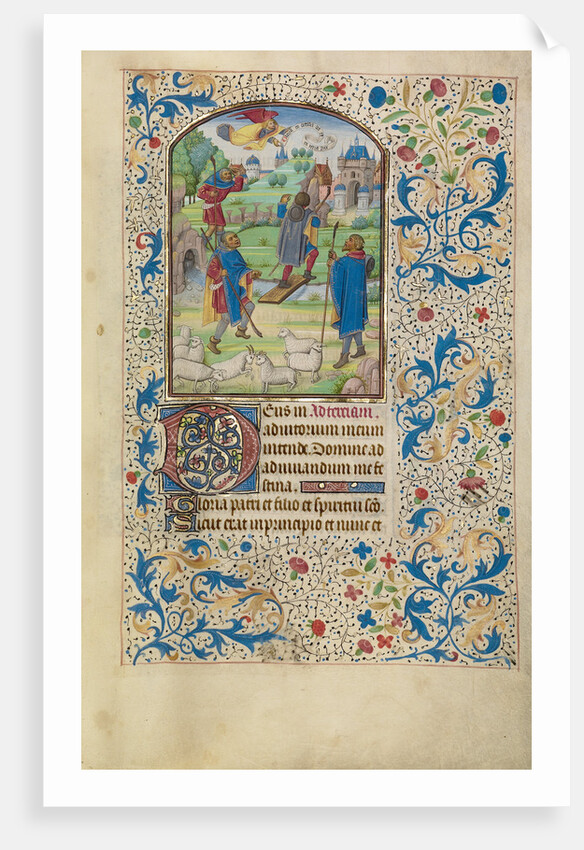 The Annunciation to the Shepherds by Willem Vrelant