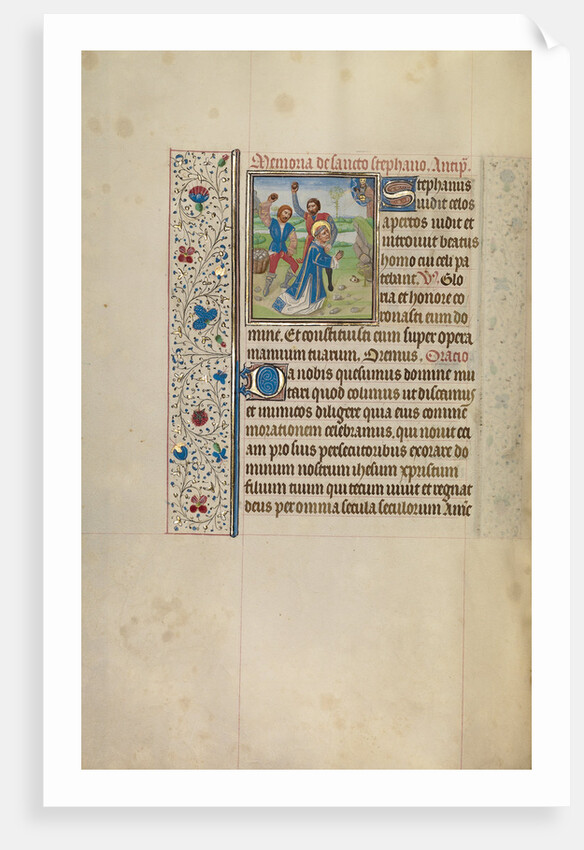The Stoning of Saint Stephen by Workshop of Willem Vrelant