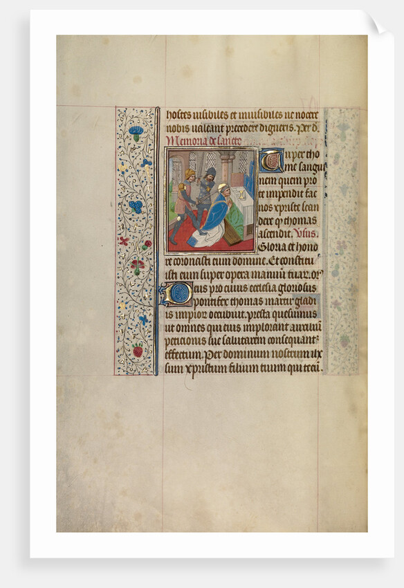 The Martyrdom of Saint Thomas Becket by Workshop of Willem Vrelant