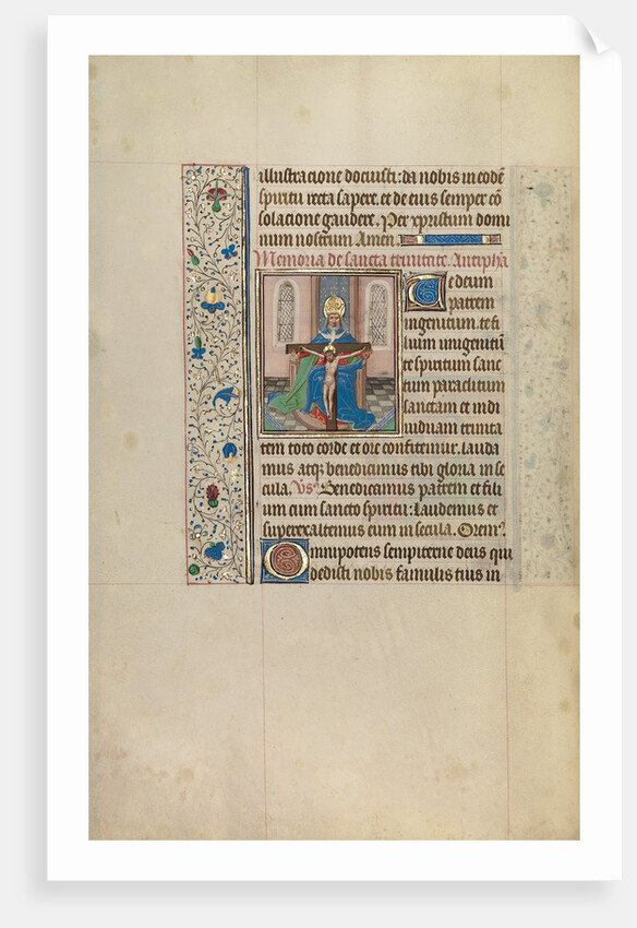 The Throne of Grace Trinity by Workshop of Willem Vrelant