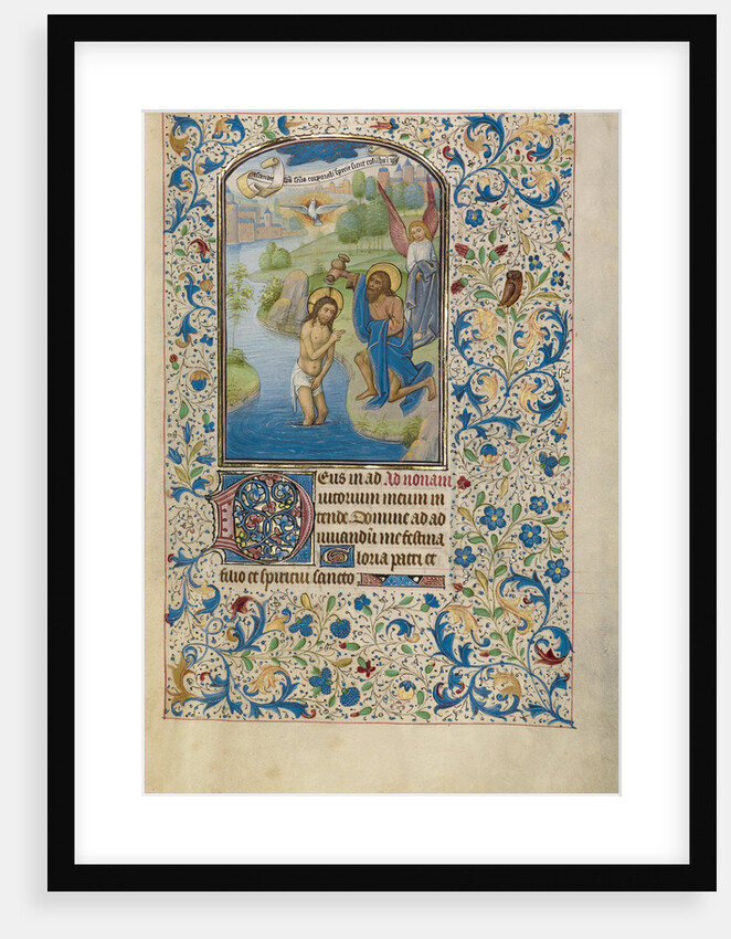 The Baptism of Christ by Willem Vrelant