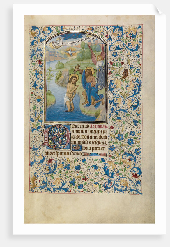 The Baptism of Christ by Willem Vrelant