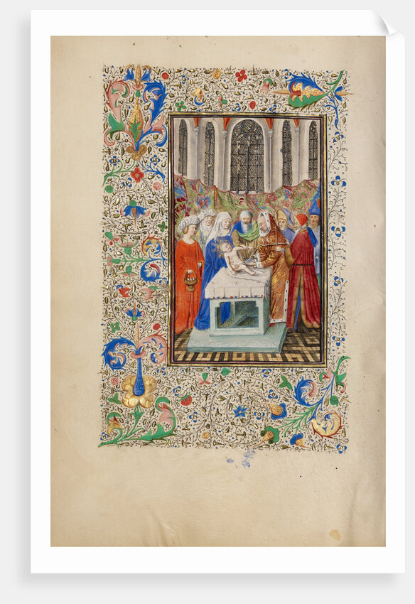 The Circumcision by Master of the Llangattock Hours