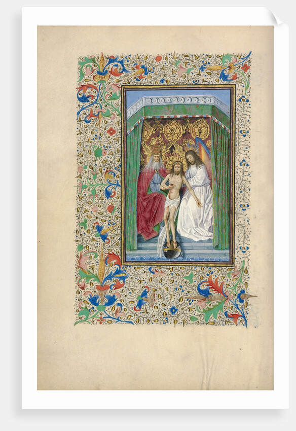 The Throne of Grace Trinity by Workshop of Master of Jean Chevrot