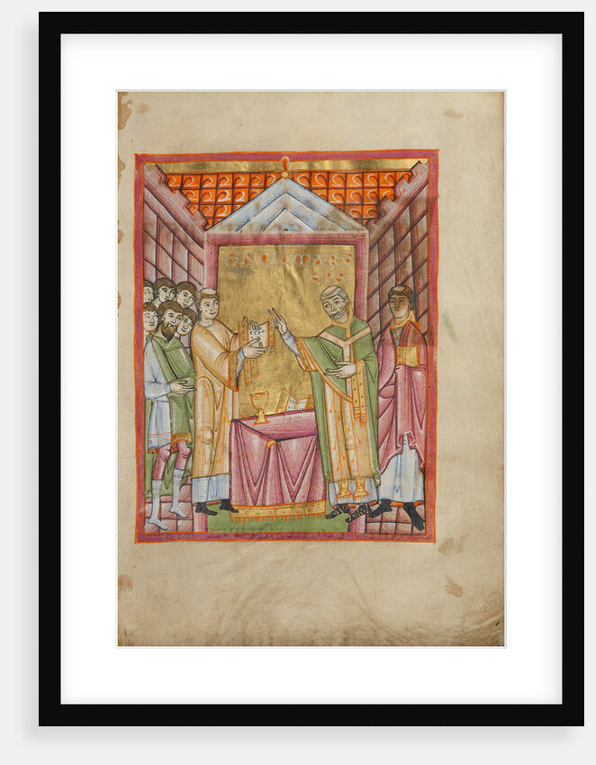 Bishop Engilmar Celebrating Mass by Anonymous