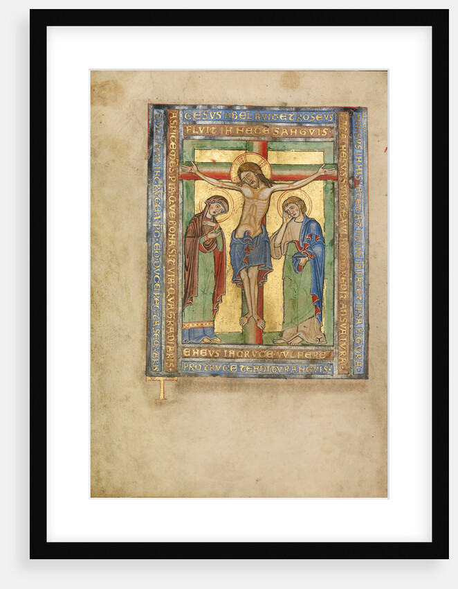 Initial T: The Crucifixion by Anonymous