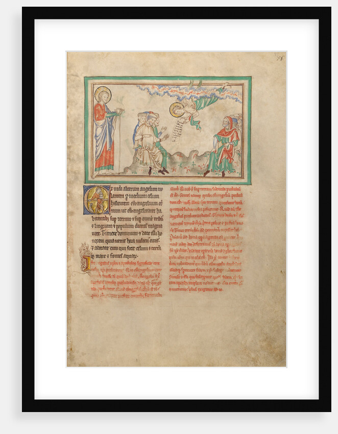 An Angel with the Eternal Gospel by Anonymous