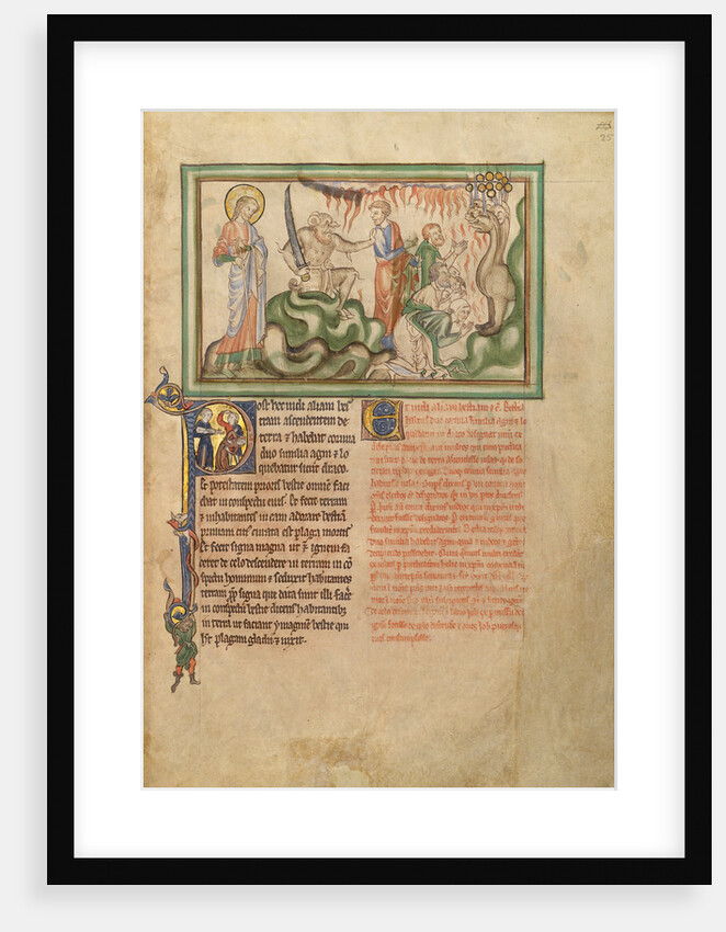The Beast from the Earth and the Adoration of the Beast from the Sea by Anonymous