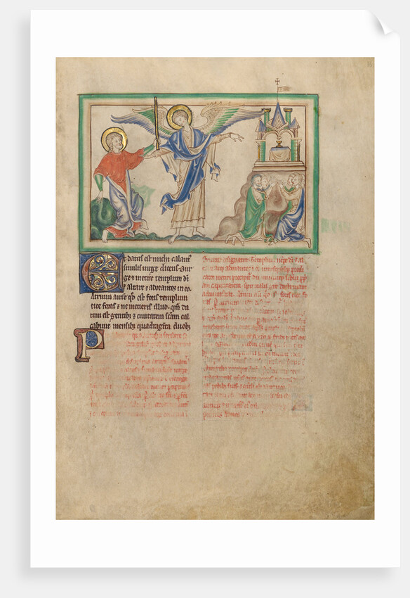 Saint John Takes the Rod to Measure the Temple by Anonymous