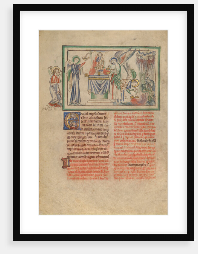 The Seventh Seal: An Angel Censing an Altar and Pouring the Censer over the Earth by Anonymous