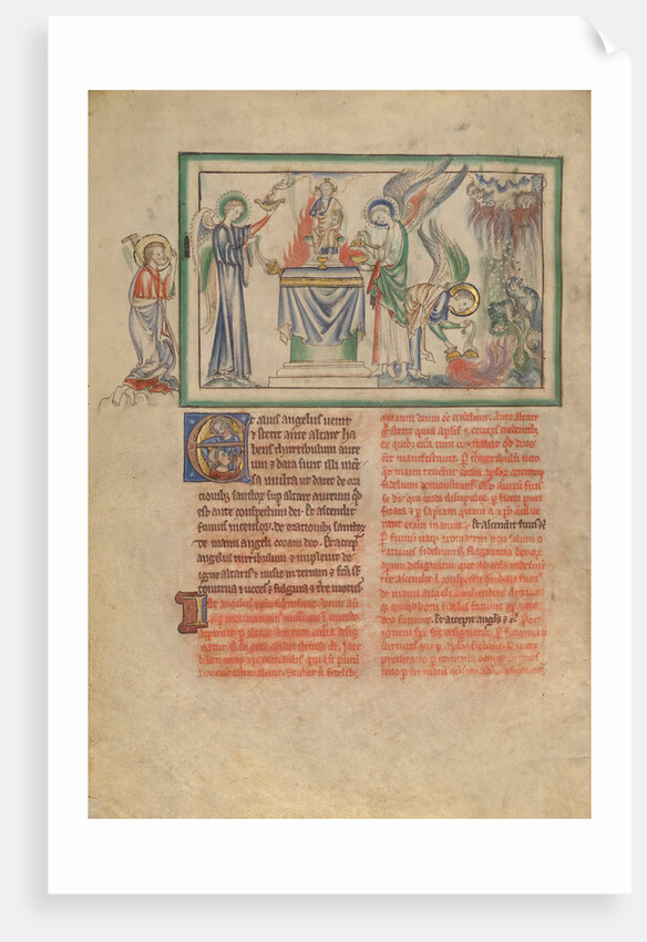 The Seventh Seal: An Angel Censing an Altar and Pouring the Censer over the Earth by Anonymous