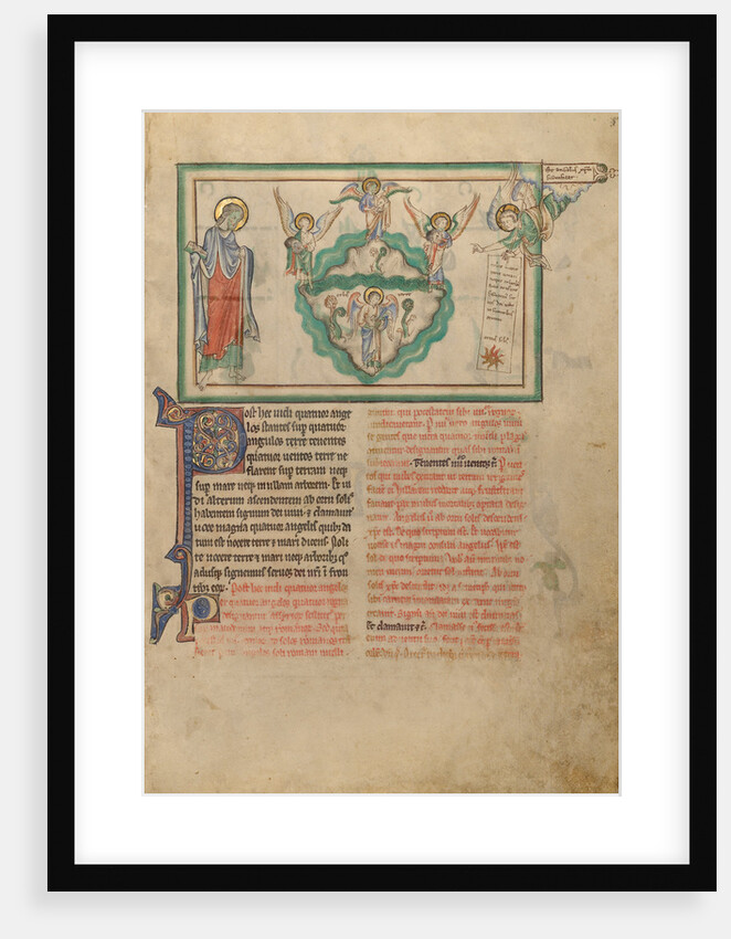 Angels Holding the Four Winds and an Angel Signifying Christ by Anonymous
