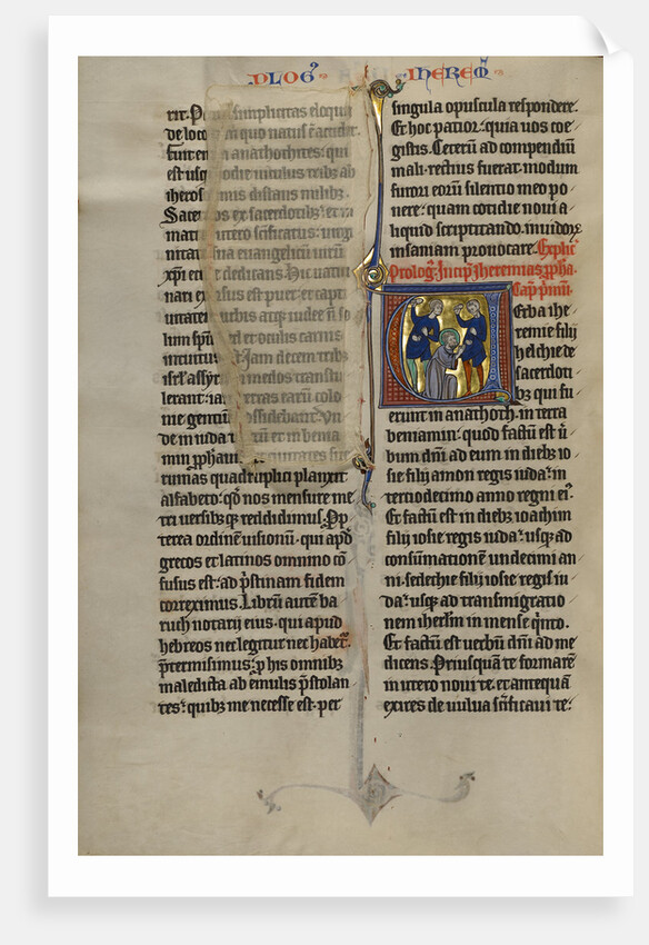 Initial V: The Stoning of Jeremiah by Anonymous