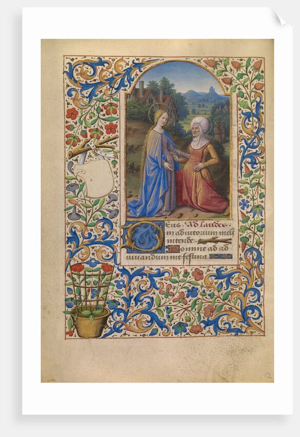 The Visitation by Jean Bourdichon