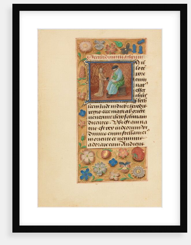 Initial I: Saint Matthew by Master of the Dresden Prayer Book