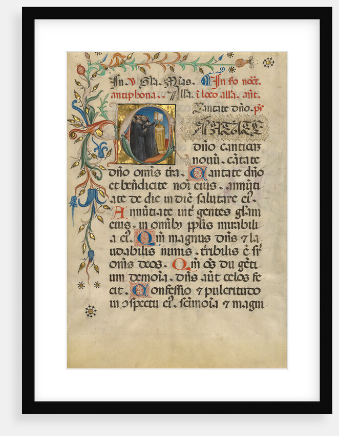 Initial C: Monks Singing by Anonymous