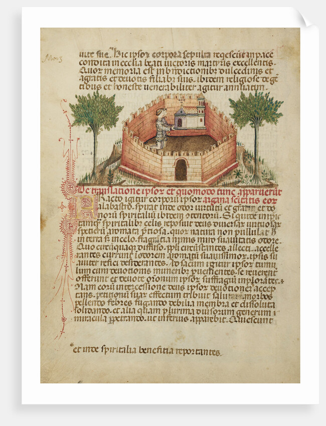 Aimo and Vermondo Holding Up the Church of Saint Victor by Anovelo da Imbonate