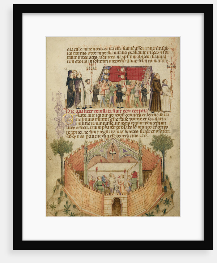 The Translation of the Bodies of Aimo and Vermondo, The People of Milan Praying at the Altar Where Aimo and Vermondo are Buried by Anovelo da Imbonate