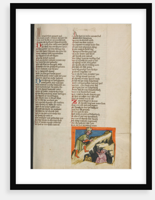 Daniel's Rescue from the Lions' Den by Anonymous