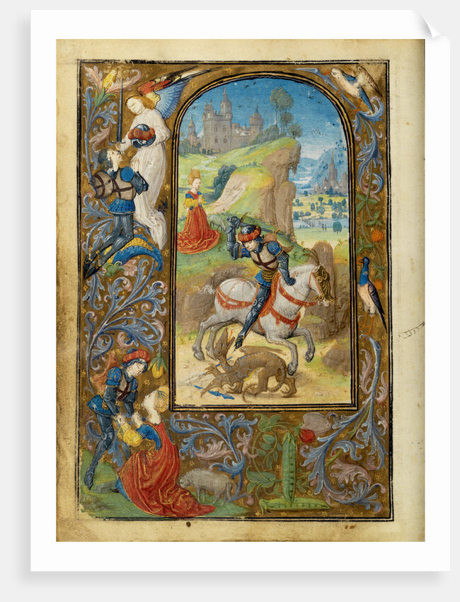 Saint George and the Dragon by Lieven van Lathem