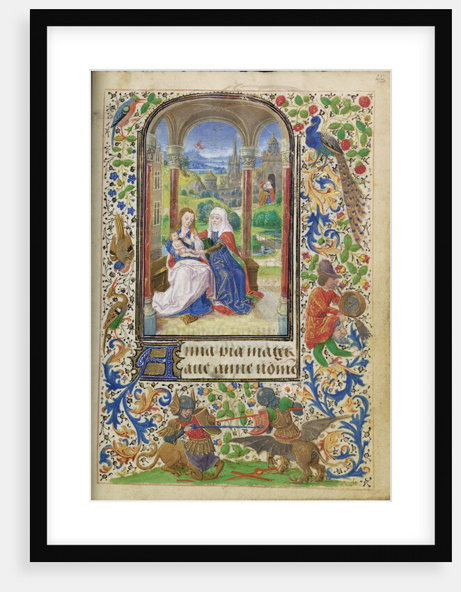 The Virgin and Child with Saint Anne by Lieven van Lathem