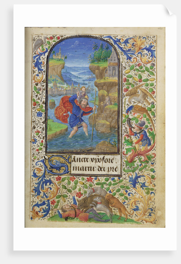 Saint Christopher by Lieven van Lathem