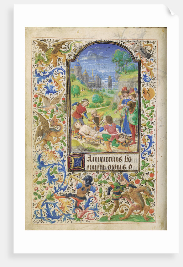 The Martyrdom of Saint Lawrence by Lieven van Lathem