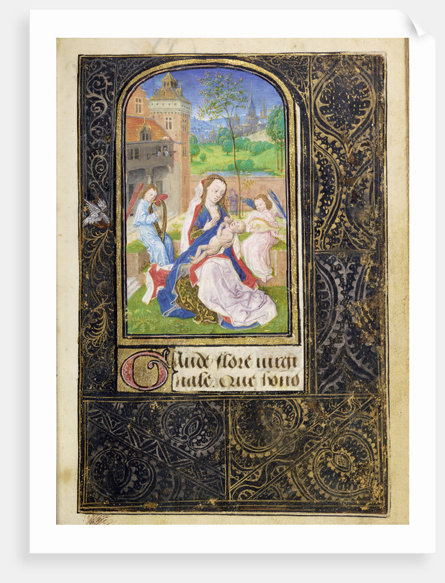 The Virgin and Child with Angels by Lieven van Lathem