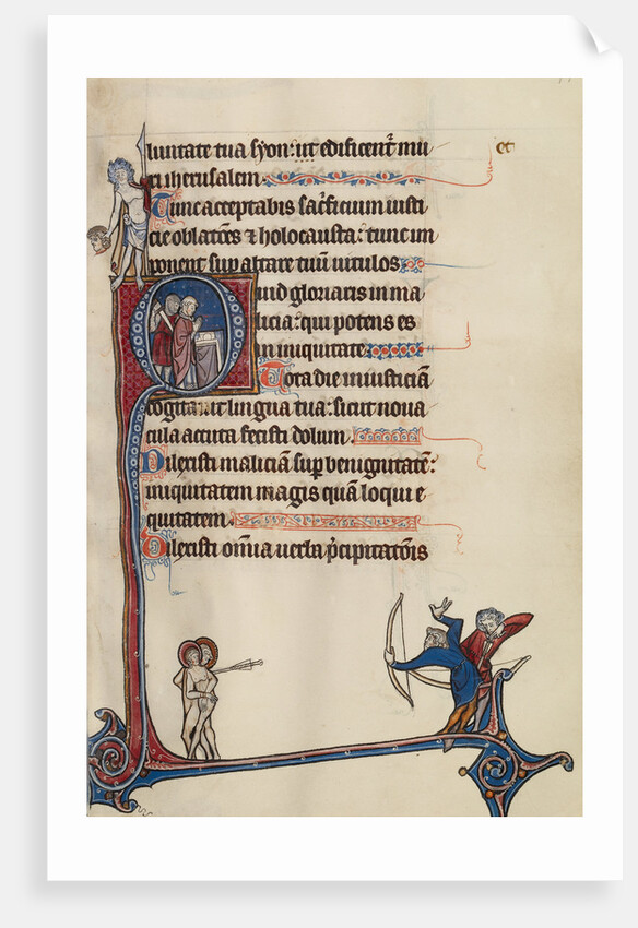 Initial Q: A Priest Stabbed by a Soldier by Bute Master