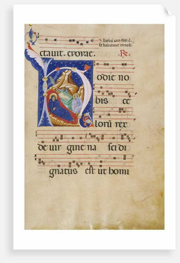 Initial H: The Nativity by Master of Gerona