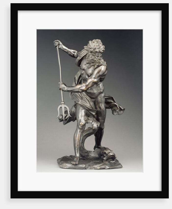 Neptune with Dolphin by Anonymous