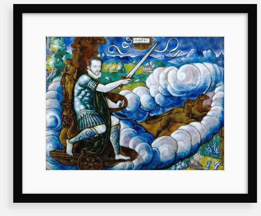 Allegory of Charles IX as Mars by Léonard Limosin