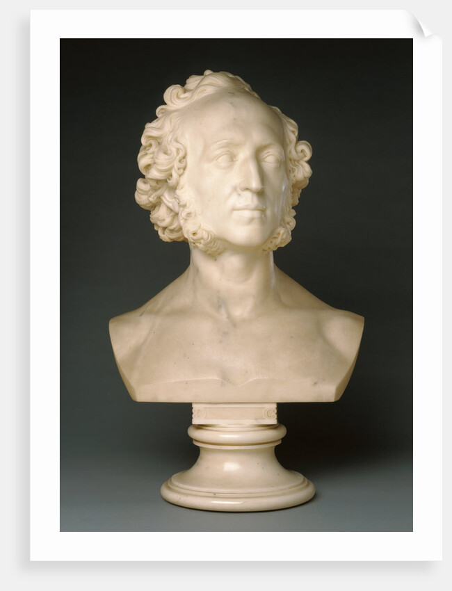 Bust of Felix Mendelssohn by Ernst Friedrich August Rietschel